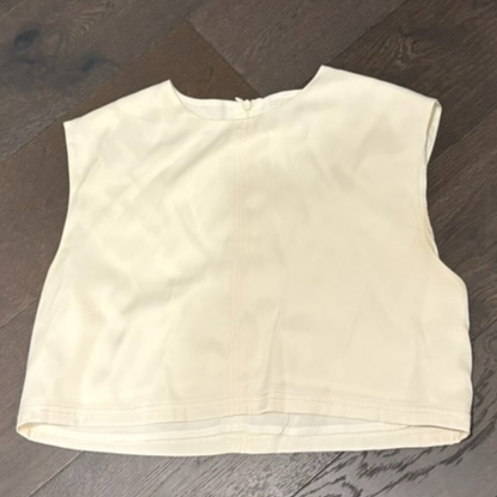 DISSH Cream Cropped Blouse
